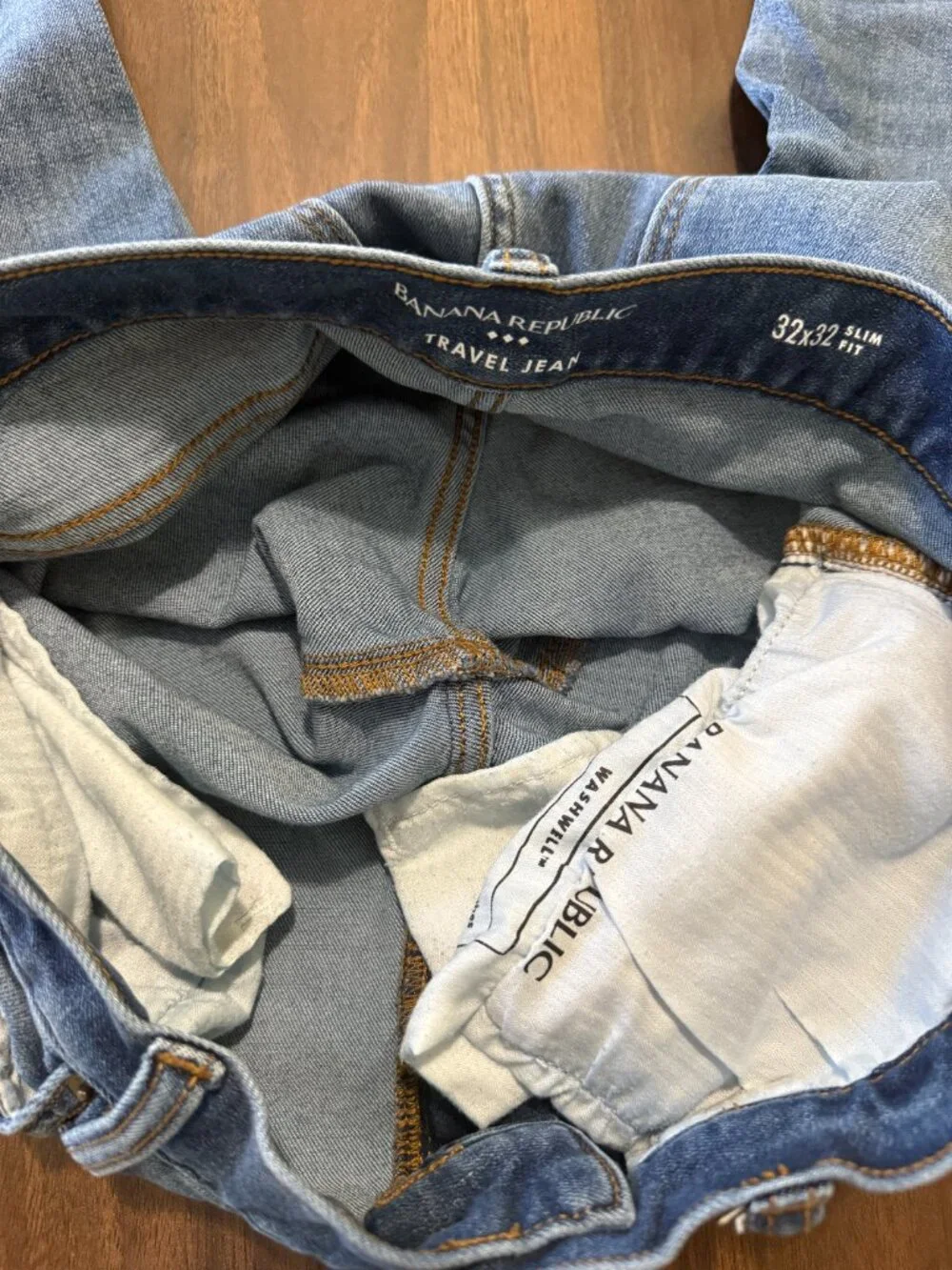 Banana Republic Mens Travel, Slim Fit Jeans 32x32 - Picture 4 of 11